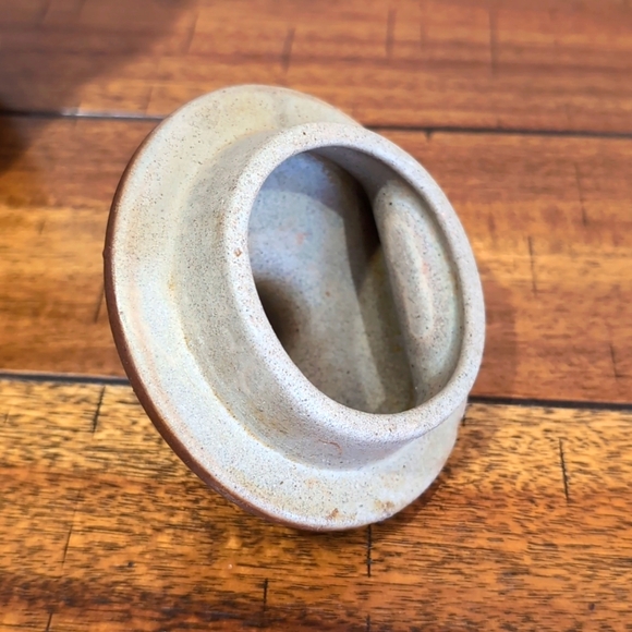 Vintage 70's Stoneware Pottery Teapot Tea Pot with Dipped Glaze - Robert Maxwell - Picture 4 of 7